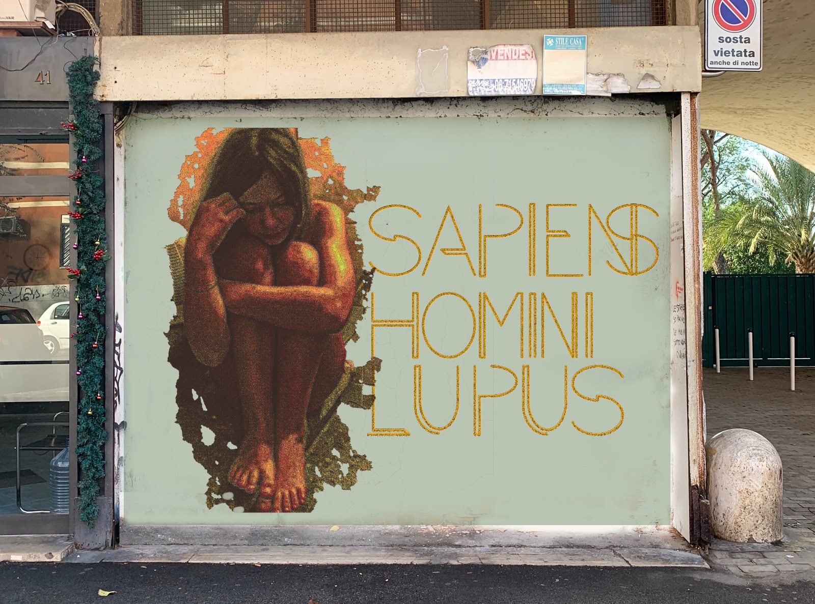The Astronut in “Sapiens Homini Lupus”