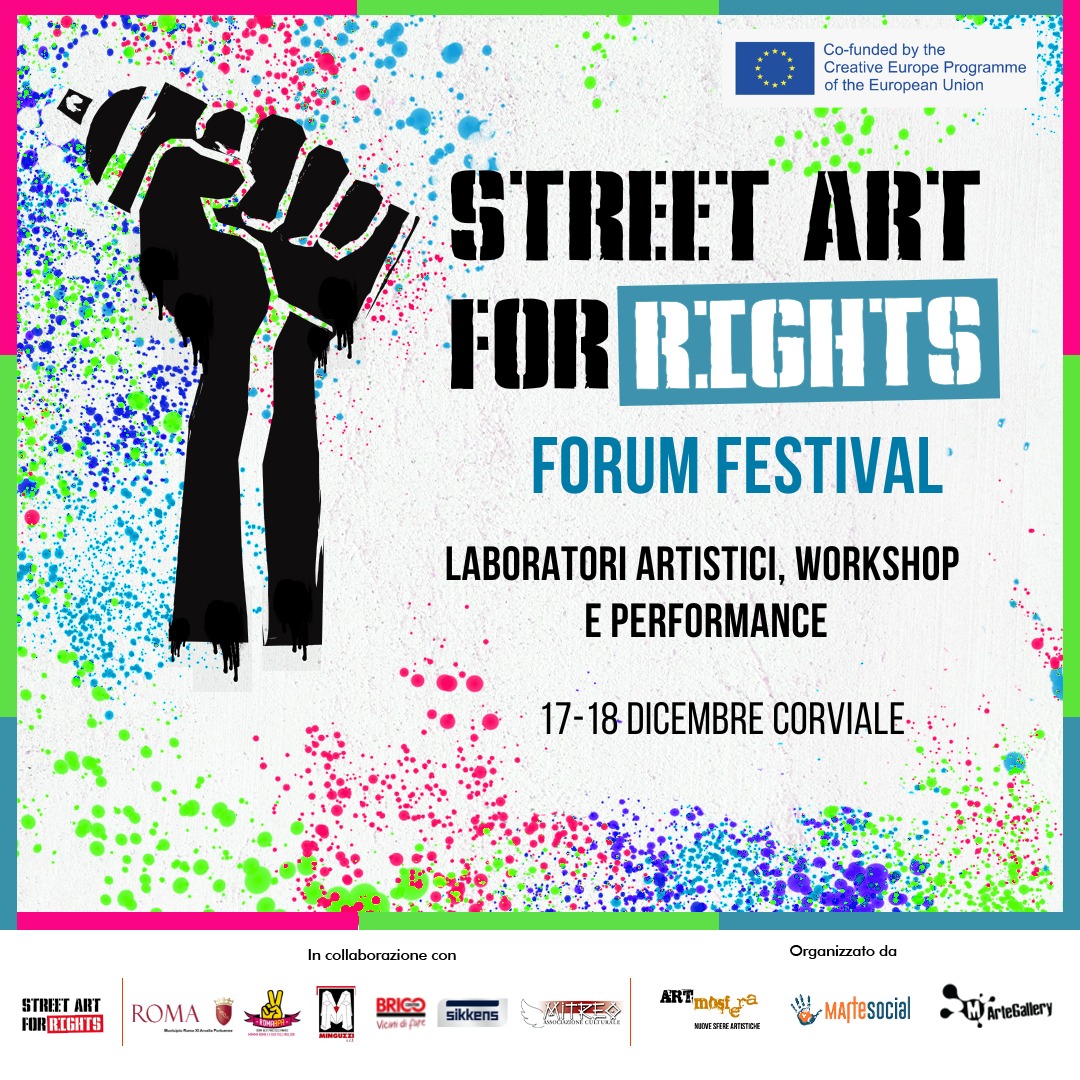 Street art for Rights Forum Festival